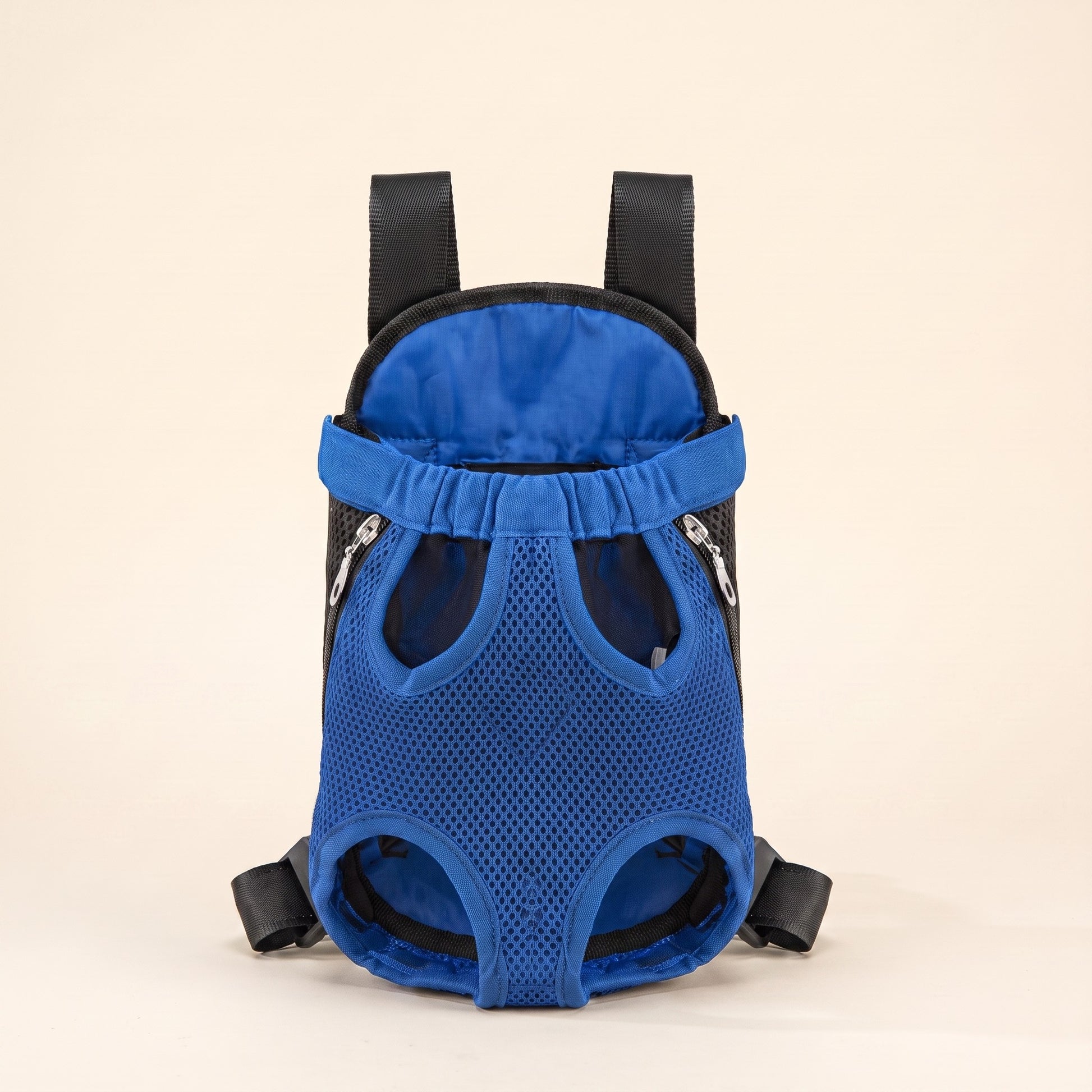 Front-Facing Pet Backpack Carrier - blue