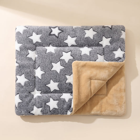 Reversible Flannel Pet Mat and Blanket