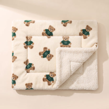 Reversible Flannel Pet Mat and Blanket in pattern 01