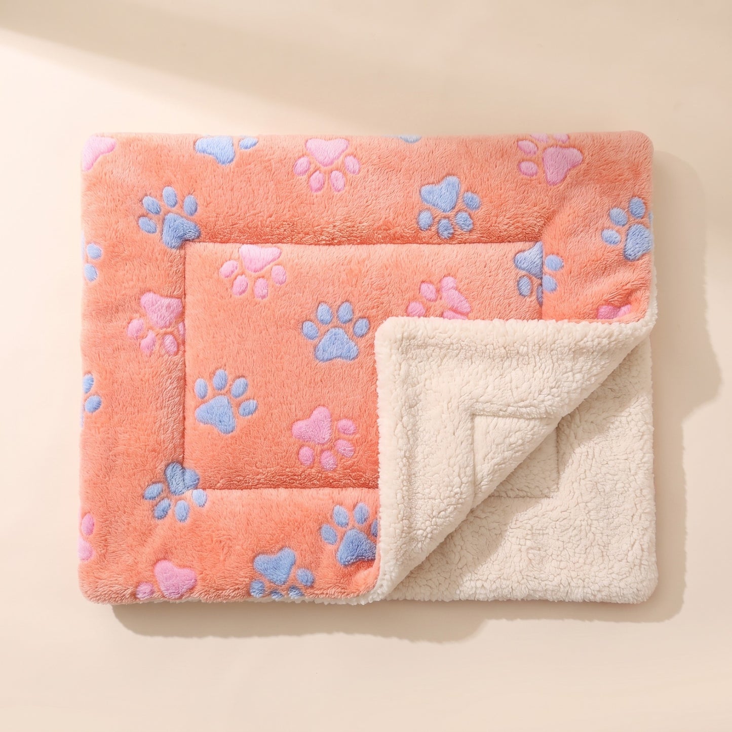 Reversible Flannel Pet Mat and Blanket in pattern 04