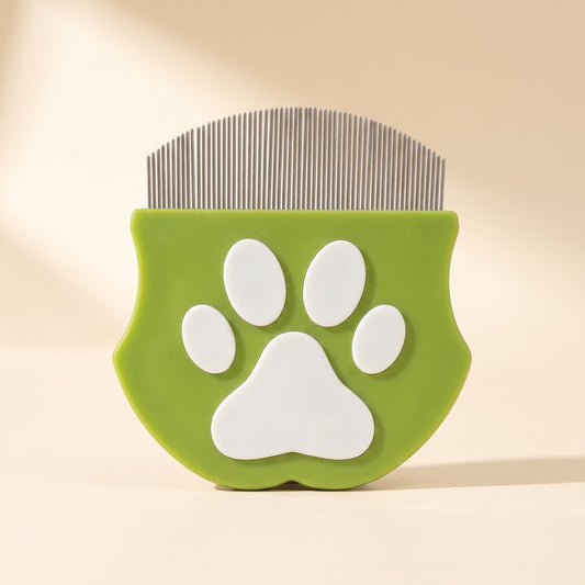 Curved Fine-Tooth Flea Comb