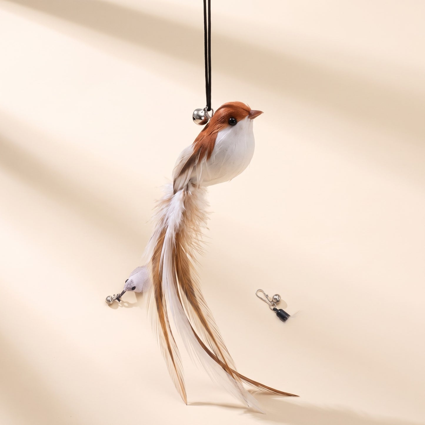 Replacement Feather Lures for Cat Wands - coffee-bird