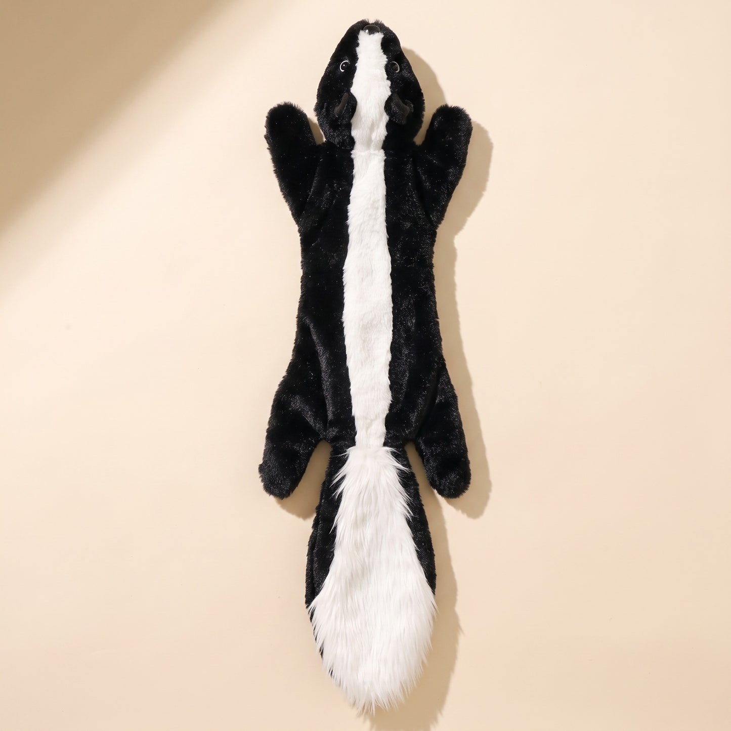 No-Stuffing Animal Squeaky Dog Toys - skunk