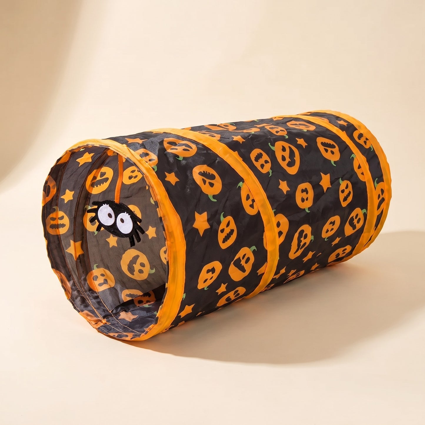 Pumpkin Print Cat Play Tunnel, var 2tunnel