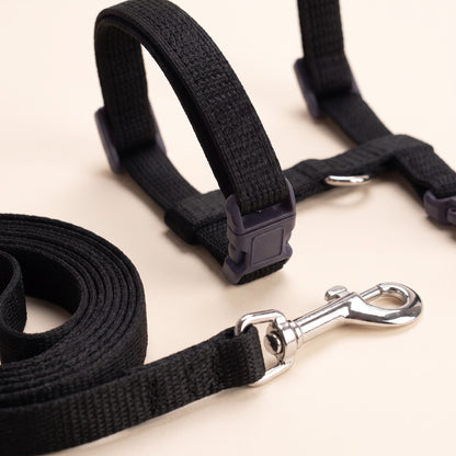 Adjustable Cat Halter Harness and Leash, close-up detail