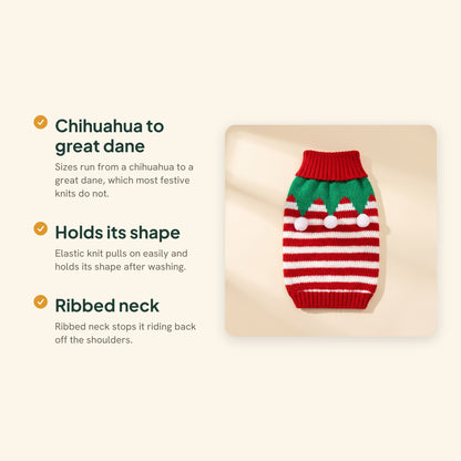 Knitted Christmas Jumper for Dogs and Cats, key benefits