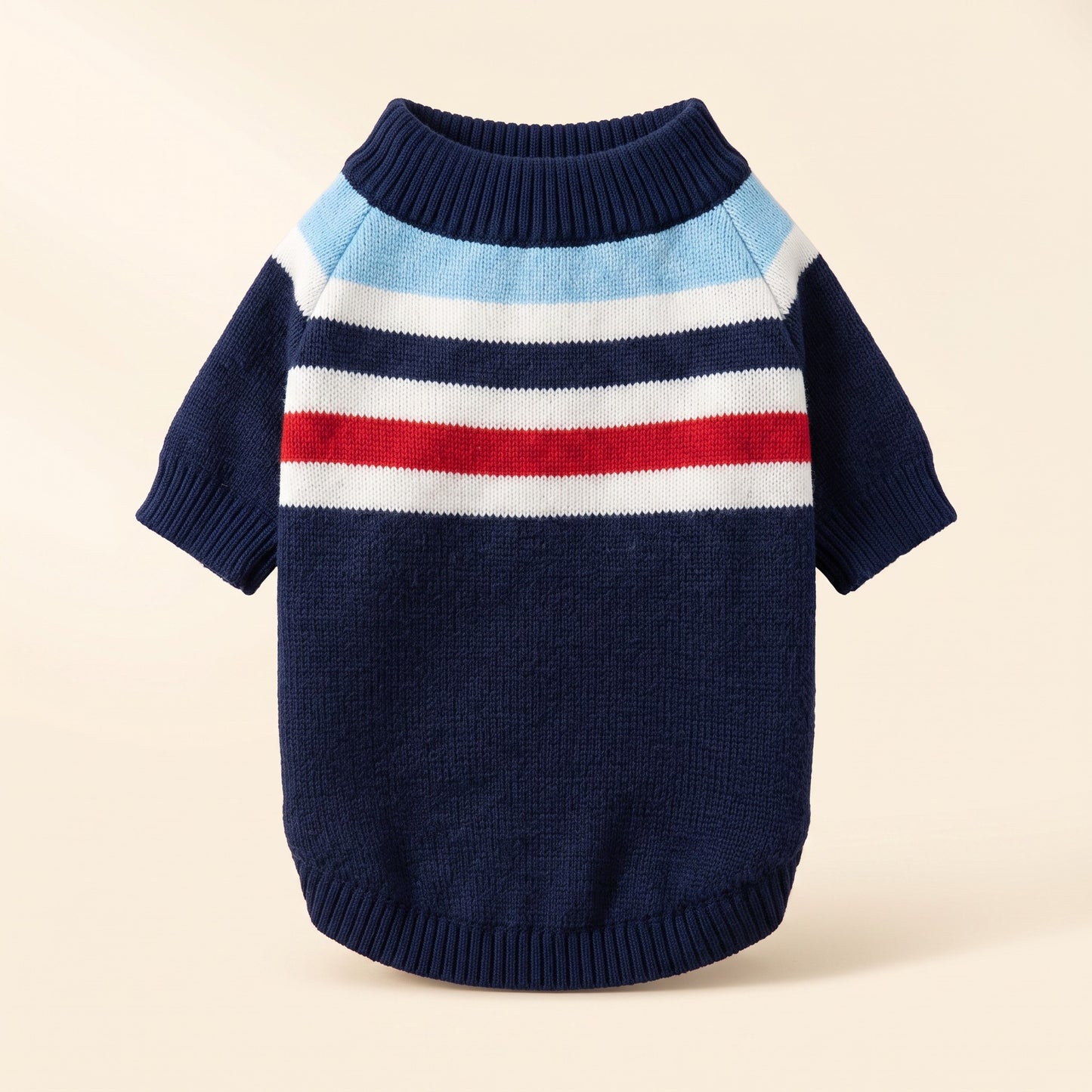 Striped Knit Jumper for Large Dogs