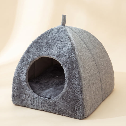 Triangle Felt Cat House