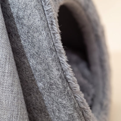 Triangle Felt Cat House, close-up detail