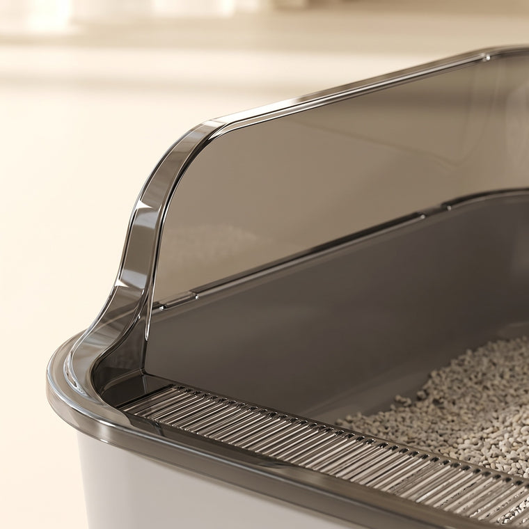 Litter stays in the tray