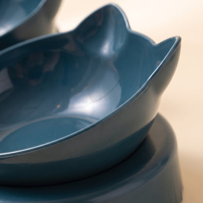 3-in-1 Tilted Bowl Set with Water Bottle, close-up detail