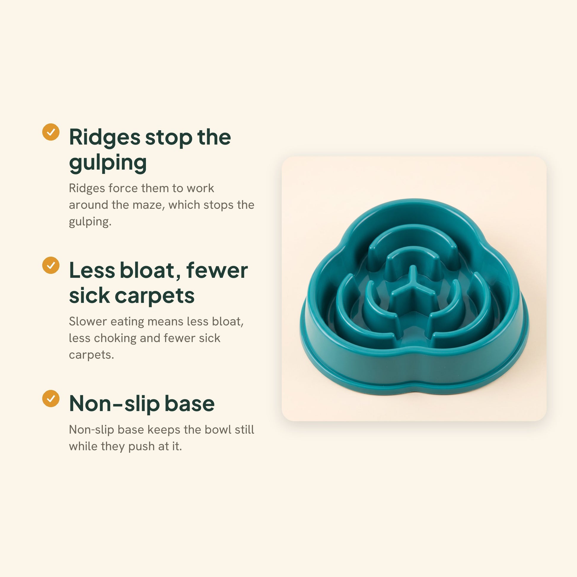 Maze Slow Feeder Bowl, key benefits