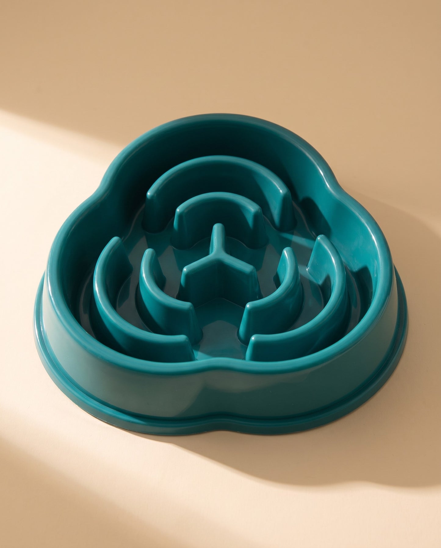 Maze Slow Feeder Bowl, styled in a home setting
