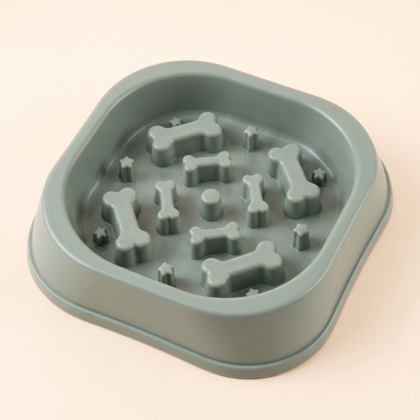 Maze Slow Feeder Bowl - sq-sage