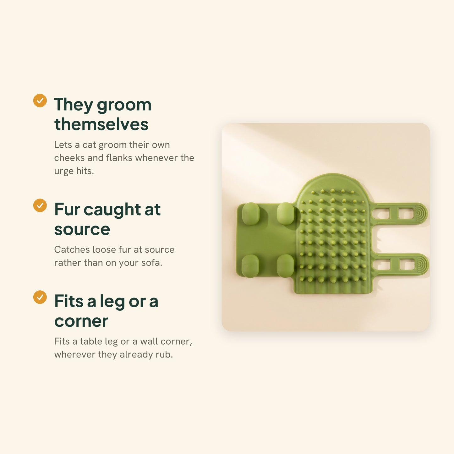 Corner Massage Comb for Cats, key benefits