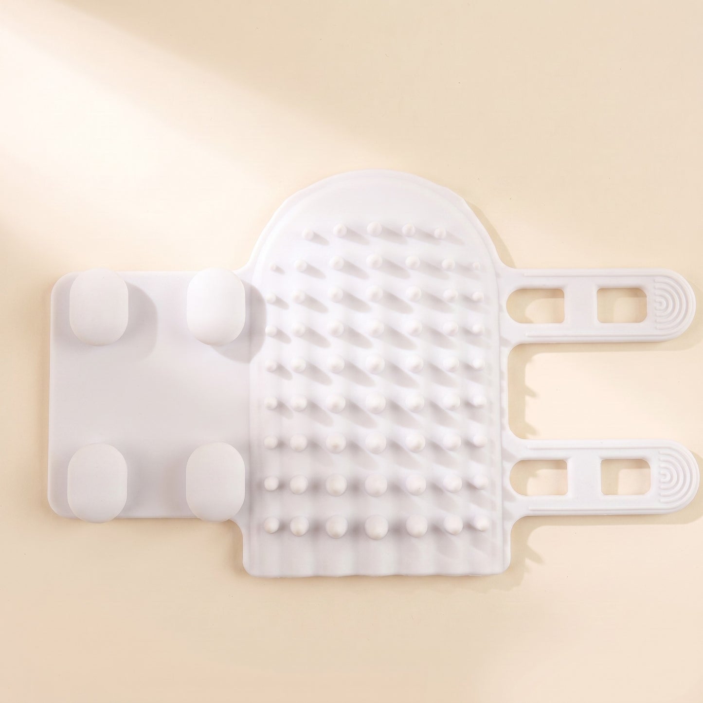 Corner Massage Comb for Cats - white