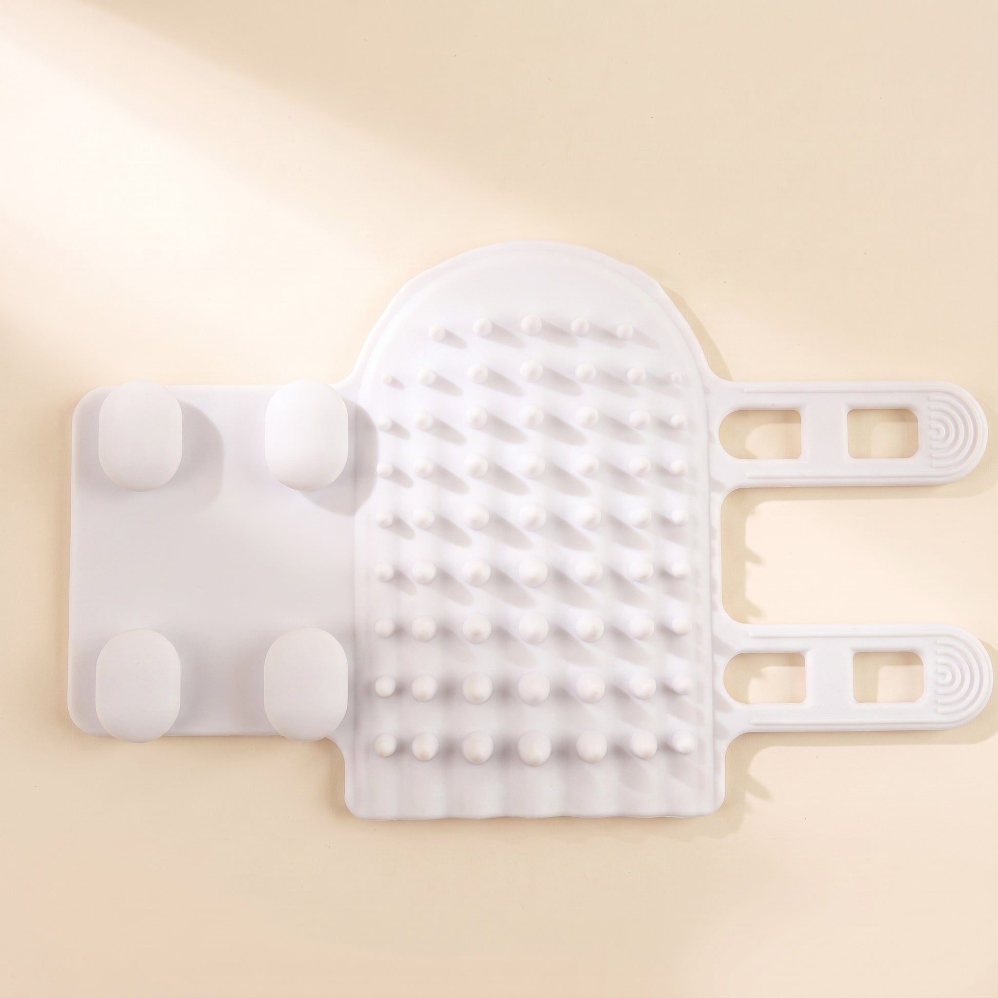 Corner Massage Comb for Cats - white