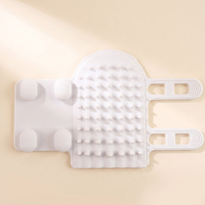 Corner Massage Comb for Cats - white