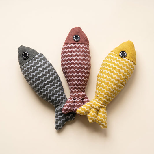 Hemp Catnip Fish Kicker Toy
