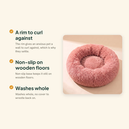 Donut Bed, Rose Pink, key benefits