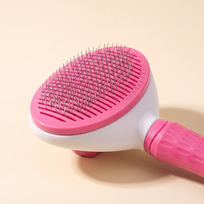 Self-Cleaning Slicker Brush - pink