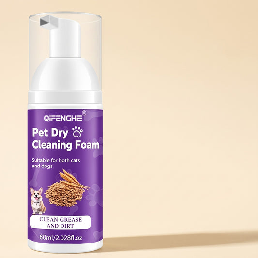 Waterless Dry Cleaning Foam for Pets, 60ml