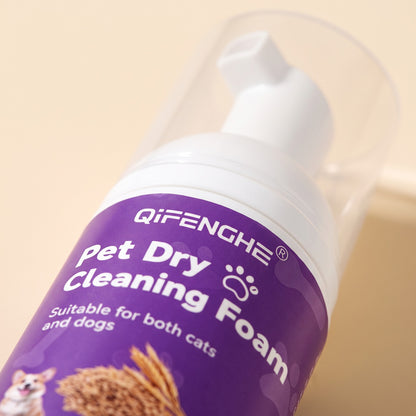 Waterless Dry Cleaning Foam for Pets, 60ml, close-up detail