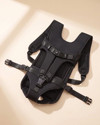 Front Chest Carrier Backpack for Small Dogs, styled in a home setting