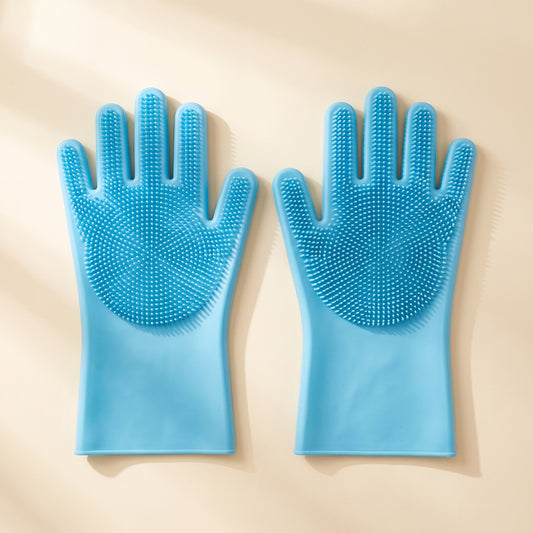 Silicone Bathing Scrubber Gloves