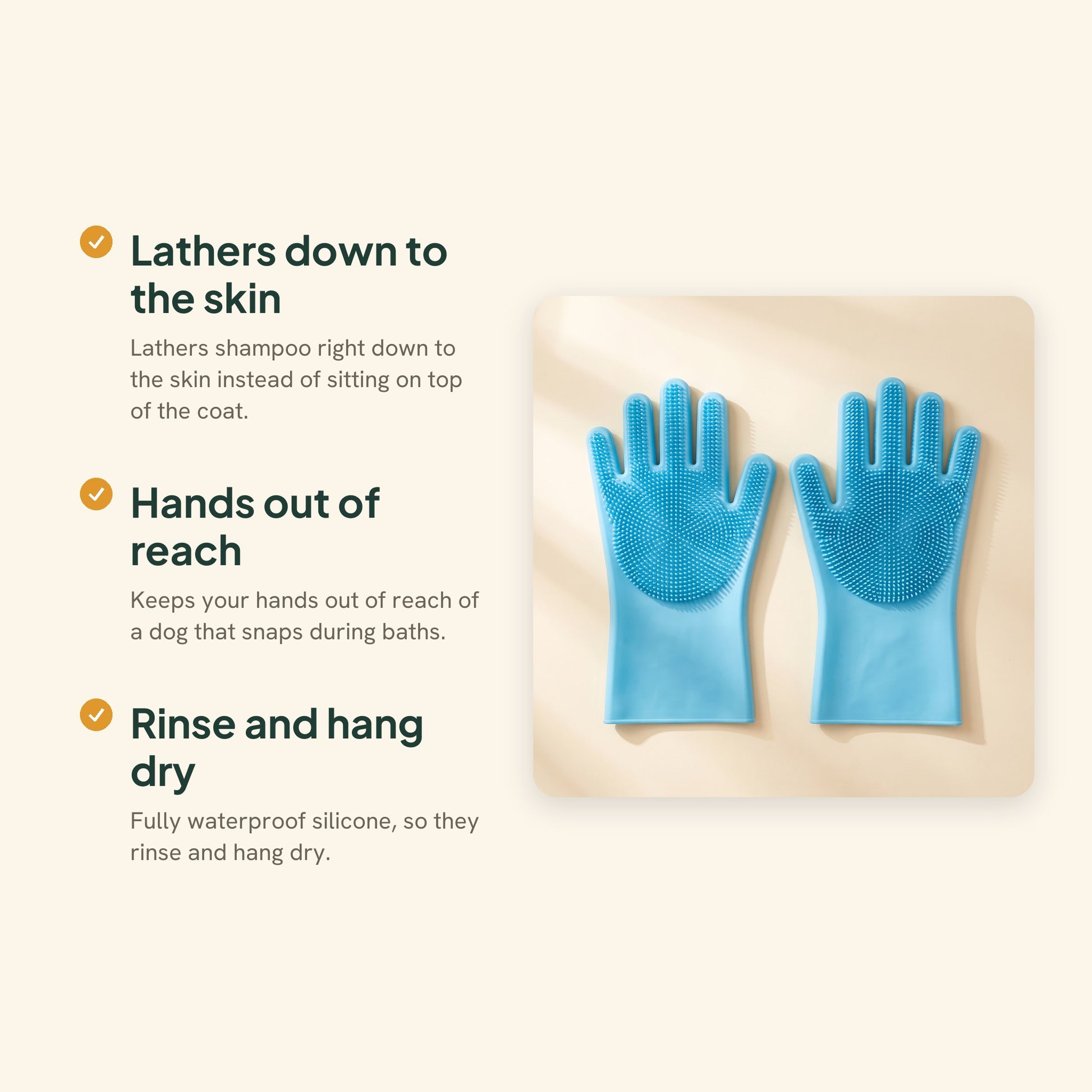 Silicone Bathing Scrubber Gloves, key benefits