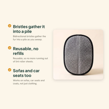 Reusable Pet Hair Removal Mitt, key benefits