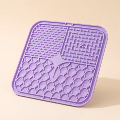 Suction Lick Mat with 60 Cups - purple