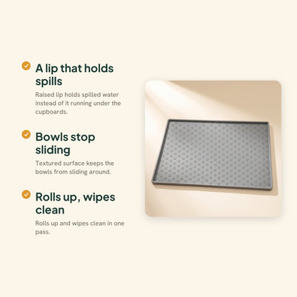 Silicone Paw Print Feeding Mat, key benefits