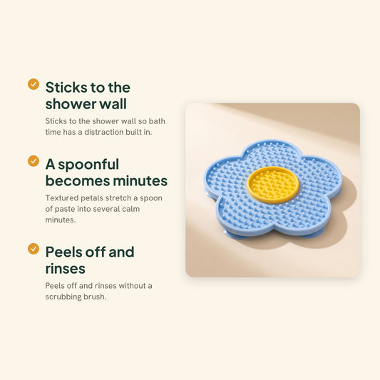 Sunflower Silicone Lick Mat, key benefits