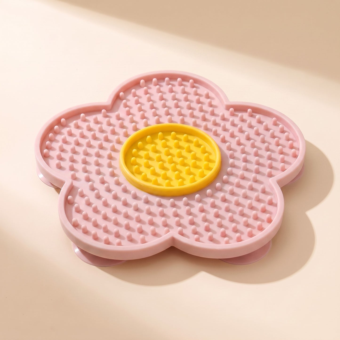 Sunflower Silicone Lick Mat - pink
