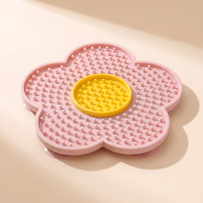 Sunflower Silicone Lick Mat - pink