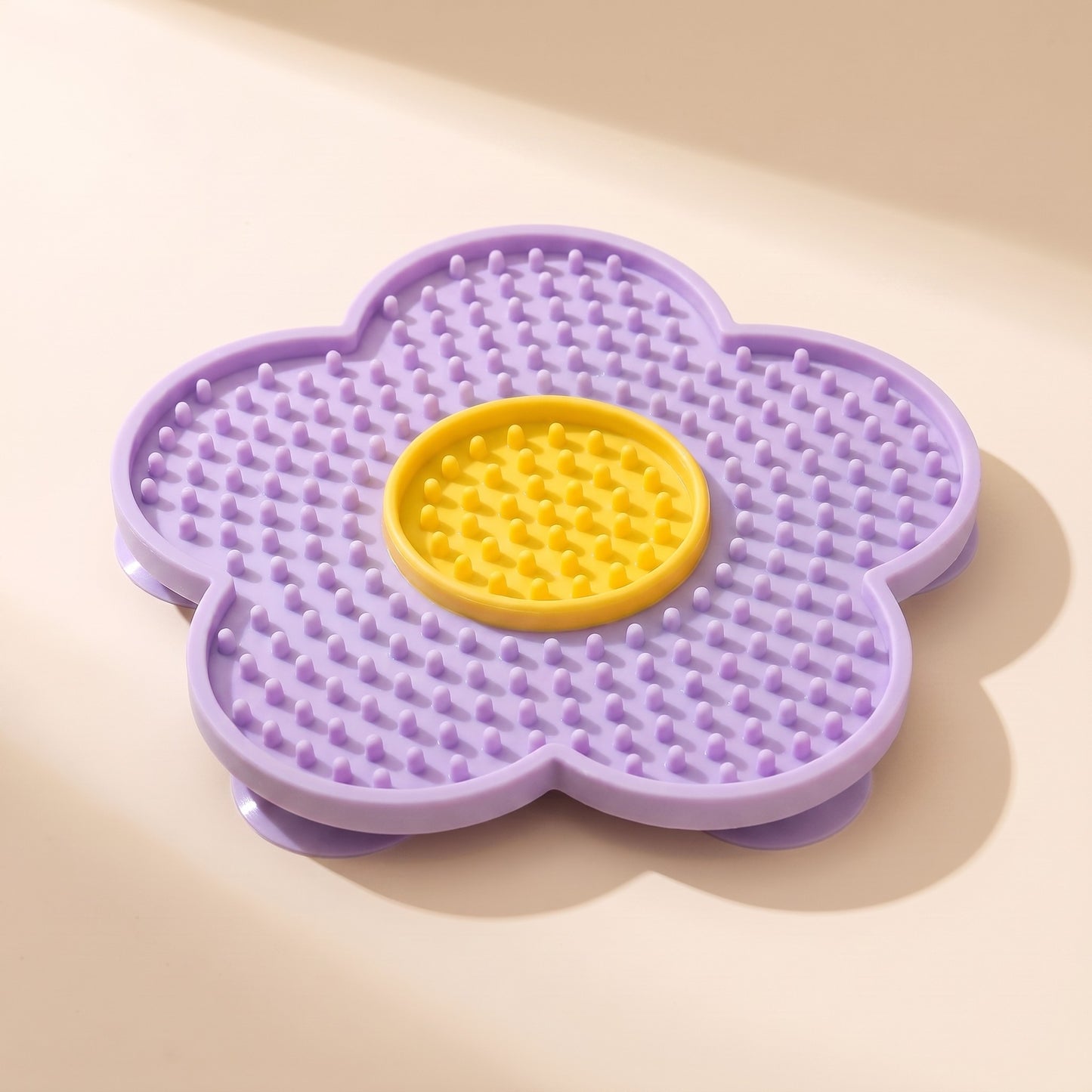 Sunflower Silicone Lick Mat - purple