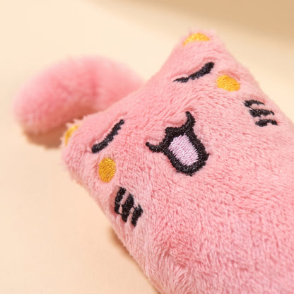Crinkle Catnip Kicker Cat Toys, close-up detail