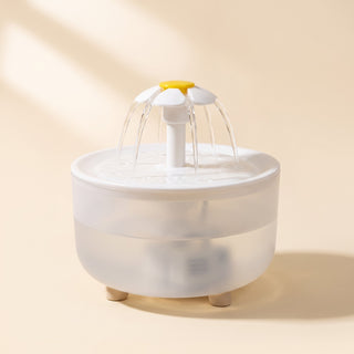 Flower Cat Water Fountain, 1200ml