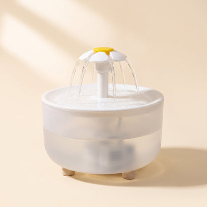 Flower Cat Water Fountain, 1200ml