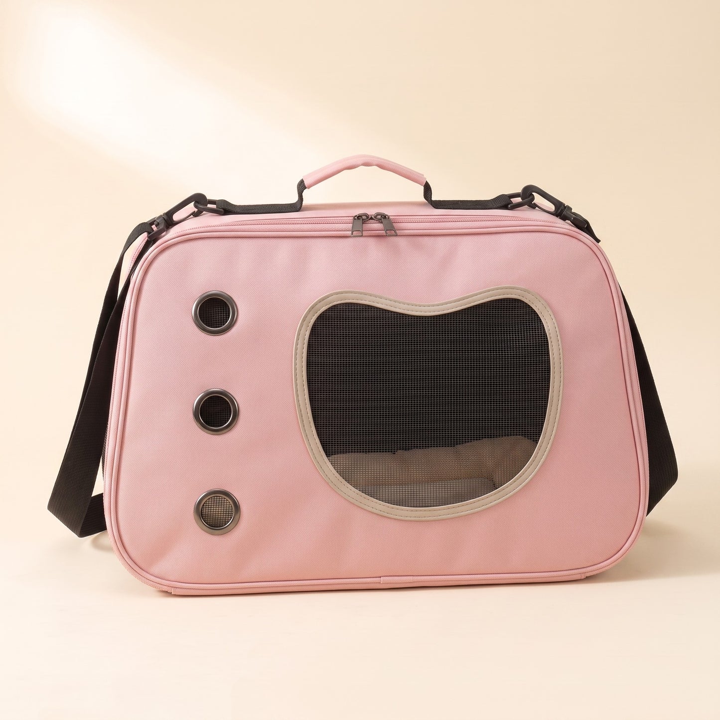 Foldable Soft-Sided Shoulder Carrier - pink