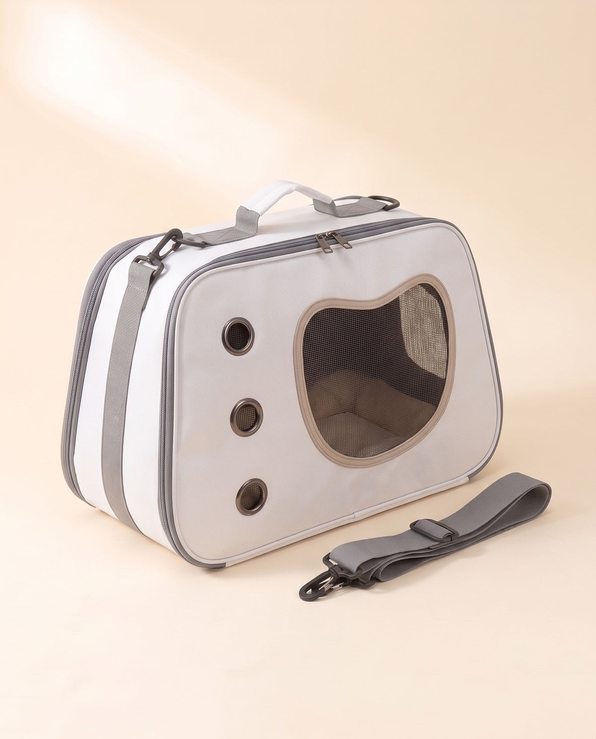 Soft-Sided Shoulder Carrier, White