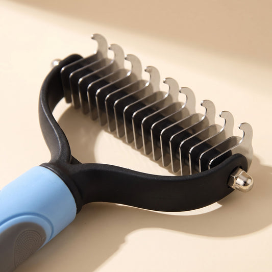 Extra-Wide Dual-Sided Dematting Brush
