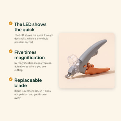 LED Nail Clippers with Magnifier, key benefits