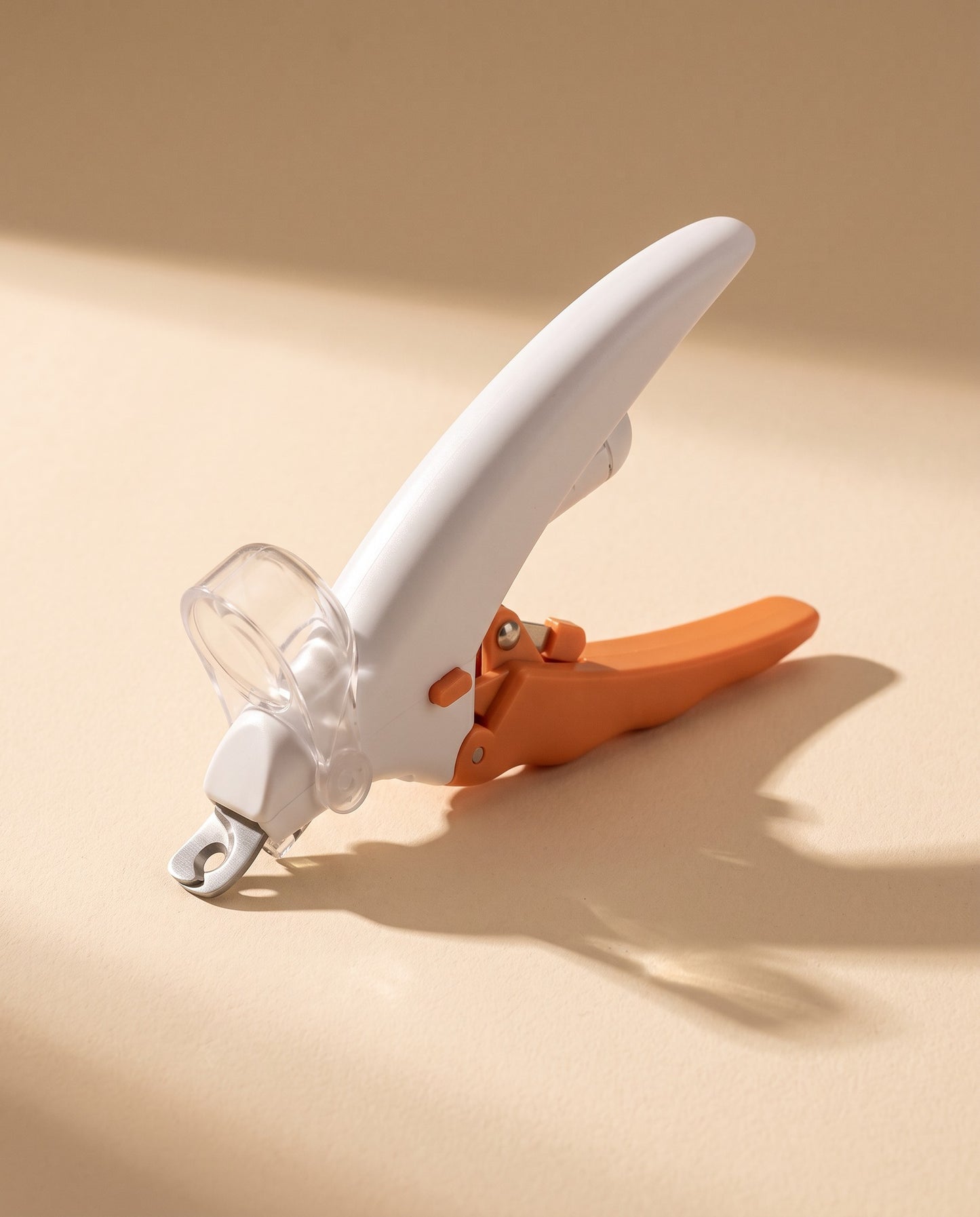 LED Nail Clippers with Magnifier, styled in a home setting