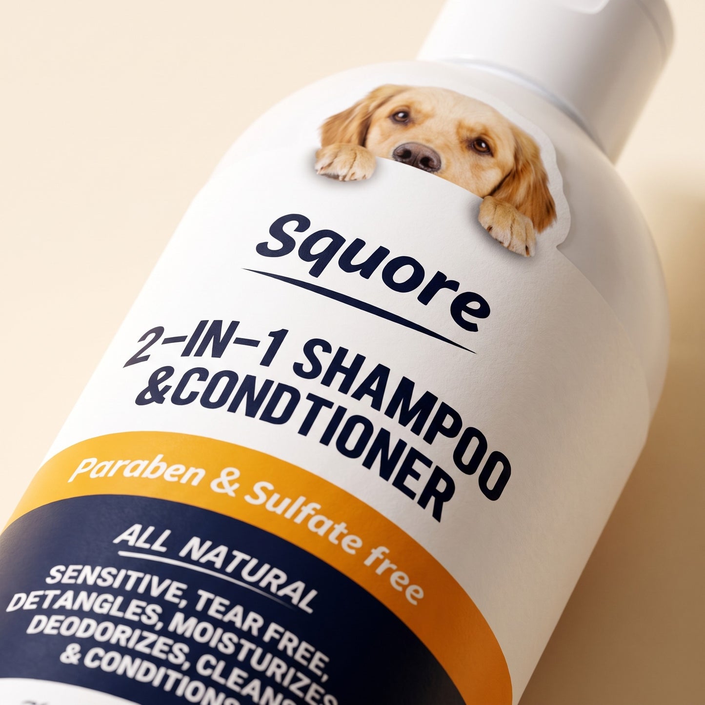 2-in-1 Puppy Shampoo and Conditioner, close-up detail