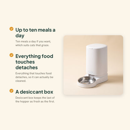 Smart WiFi Automatic Feeder, 4L, key benefits