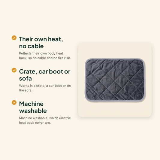 Self-Heating Thermal Crate Pad, key benefits