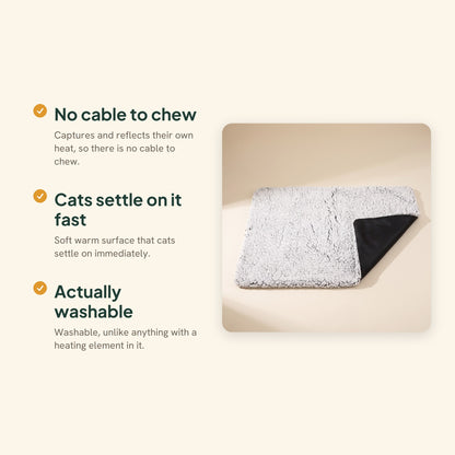 Self-Warming Thermal Pet Mat, key benefits