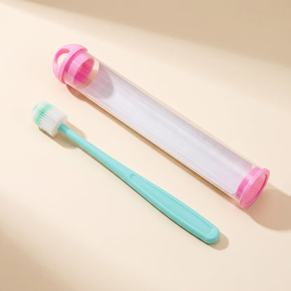 360 Degree Silicone Pet Toothbrush, var green